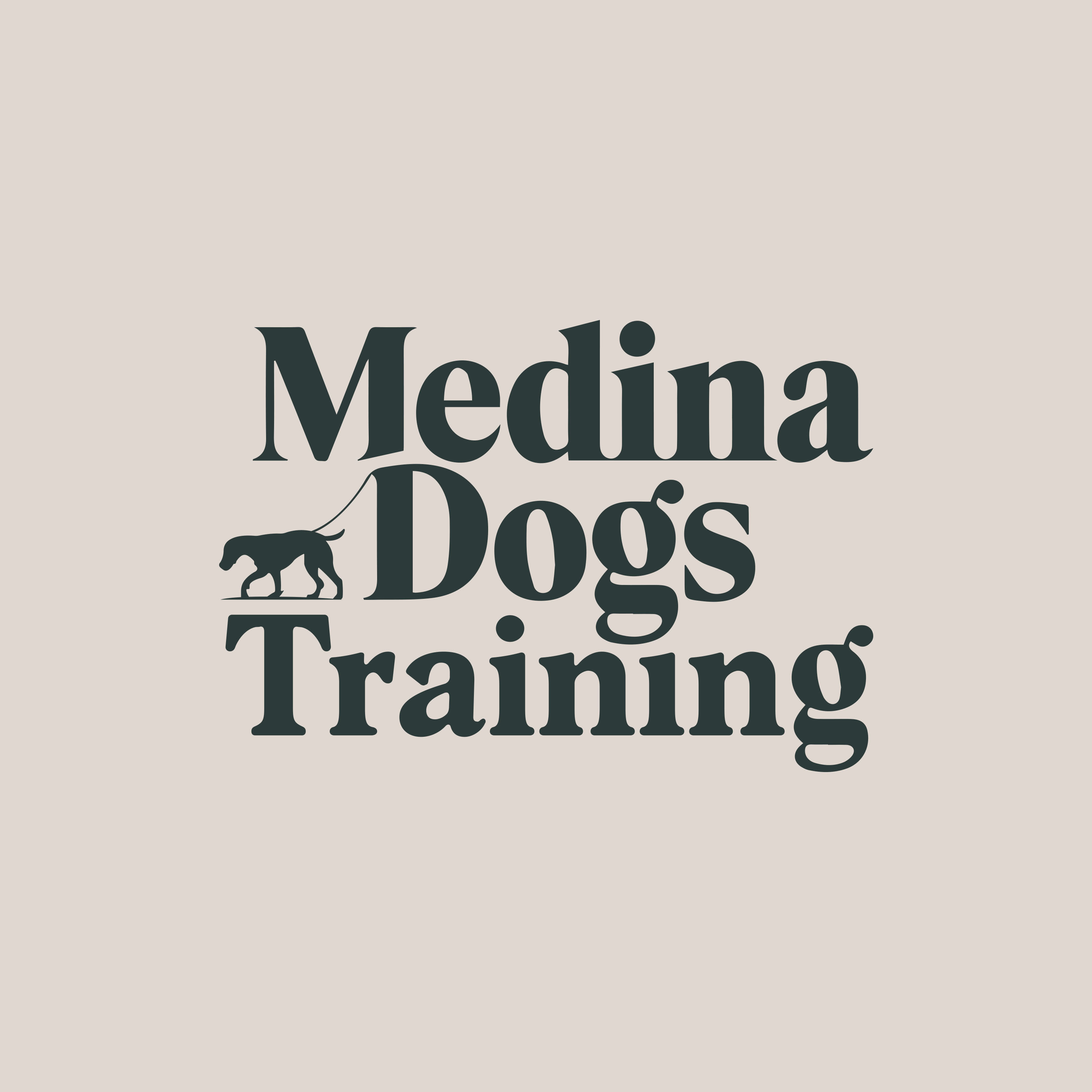 Logo-Design von Olivia Marie Smith für Medina Dogs Training LLC | Design #34464617
