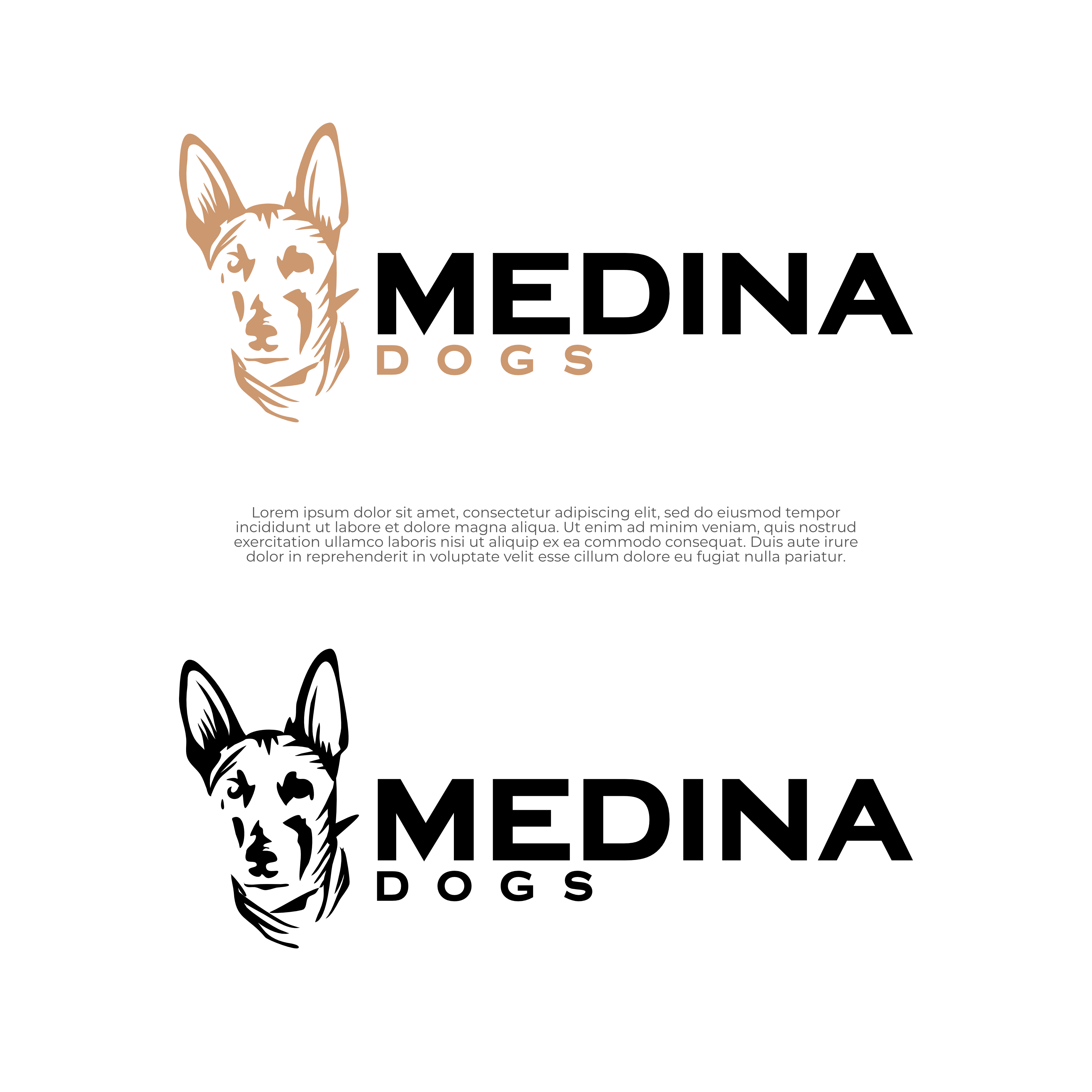Logo-Design von MasMasDesign für Medina Dogs Training LLC | Design #34363548