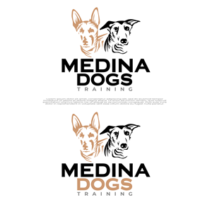 Logo Design by MasMasDesign for Medina Dogs Training LLC | Design: #34418768