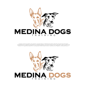 Logo Design by MasMasDesign for Medina Dogs Training LLC | Design: #34456185