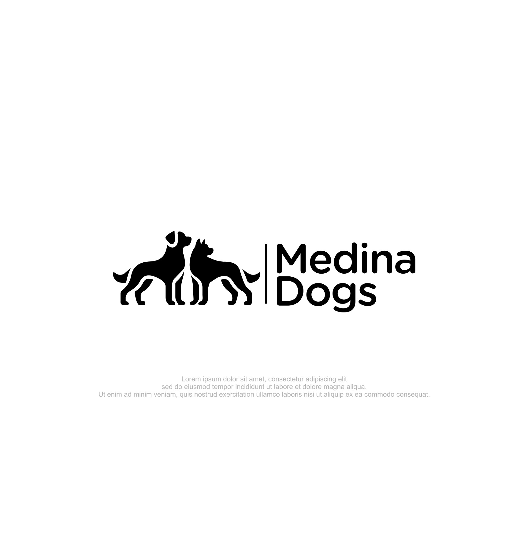 Design de Logo par DaffinArt pour Medina Dogs Training LLC | Design #34359273