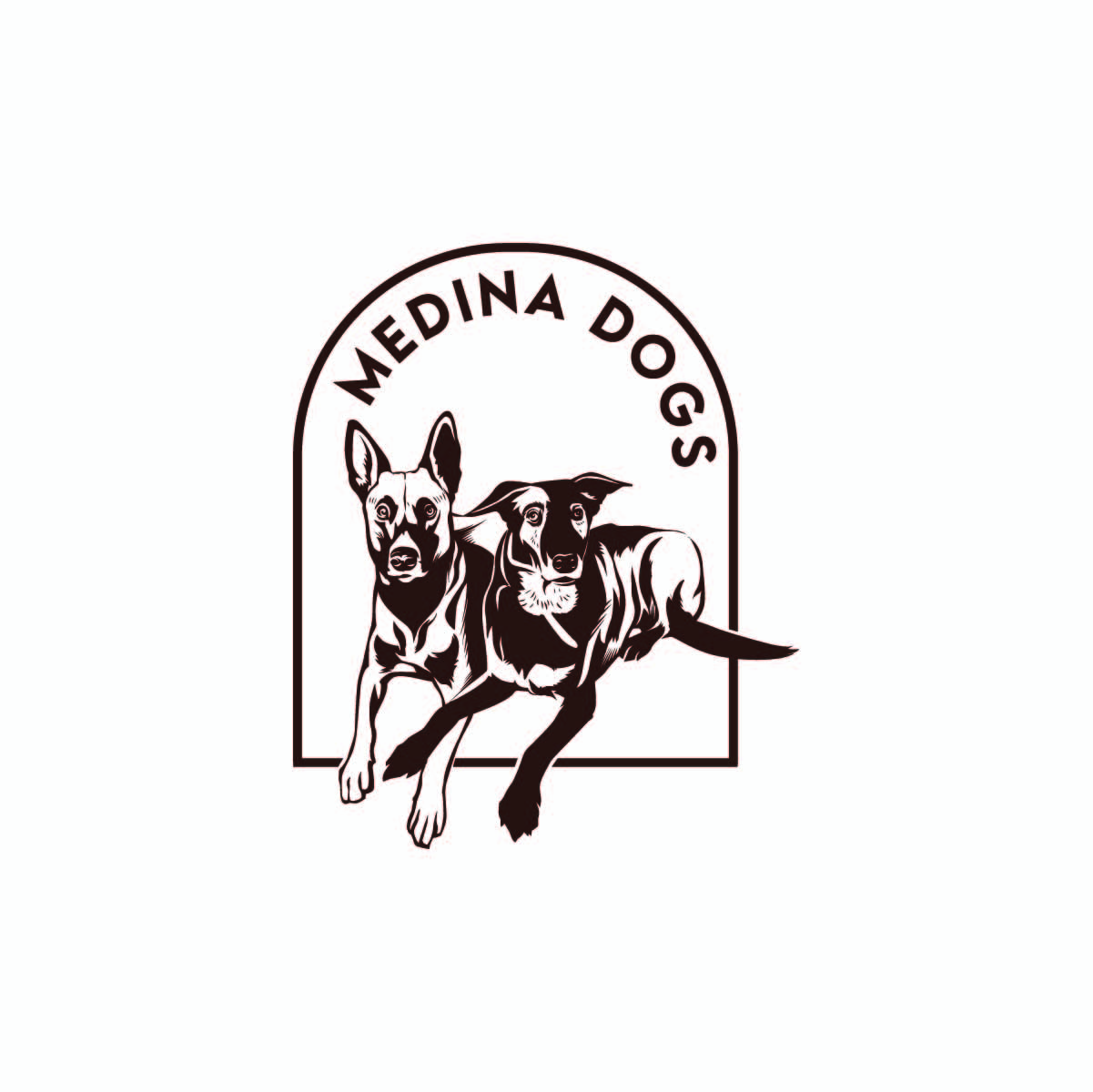 Logo Design by Dhimant Maloo for Medina Dogs Training LLC | Design #34367684