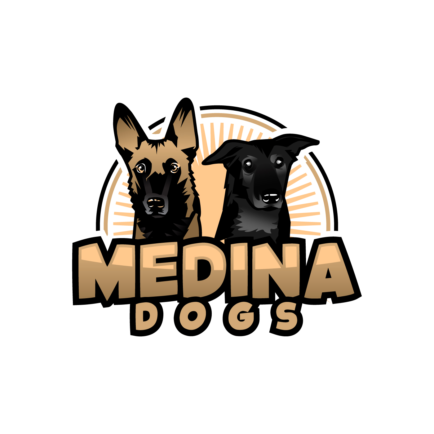 Design de Logo par sangeloenriquez pour Medina Dogs Training LLC | Design #34362755