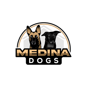 Logo Design by sangeloenriquez for Medina Dogs Training LLC | Design: #34365320