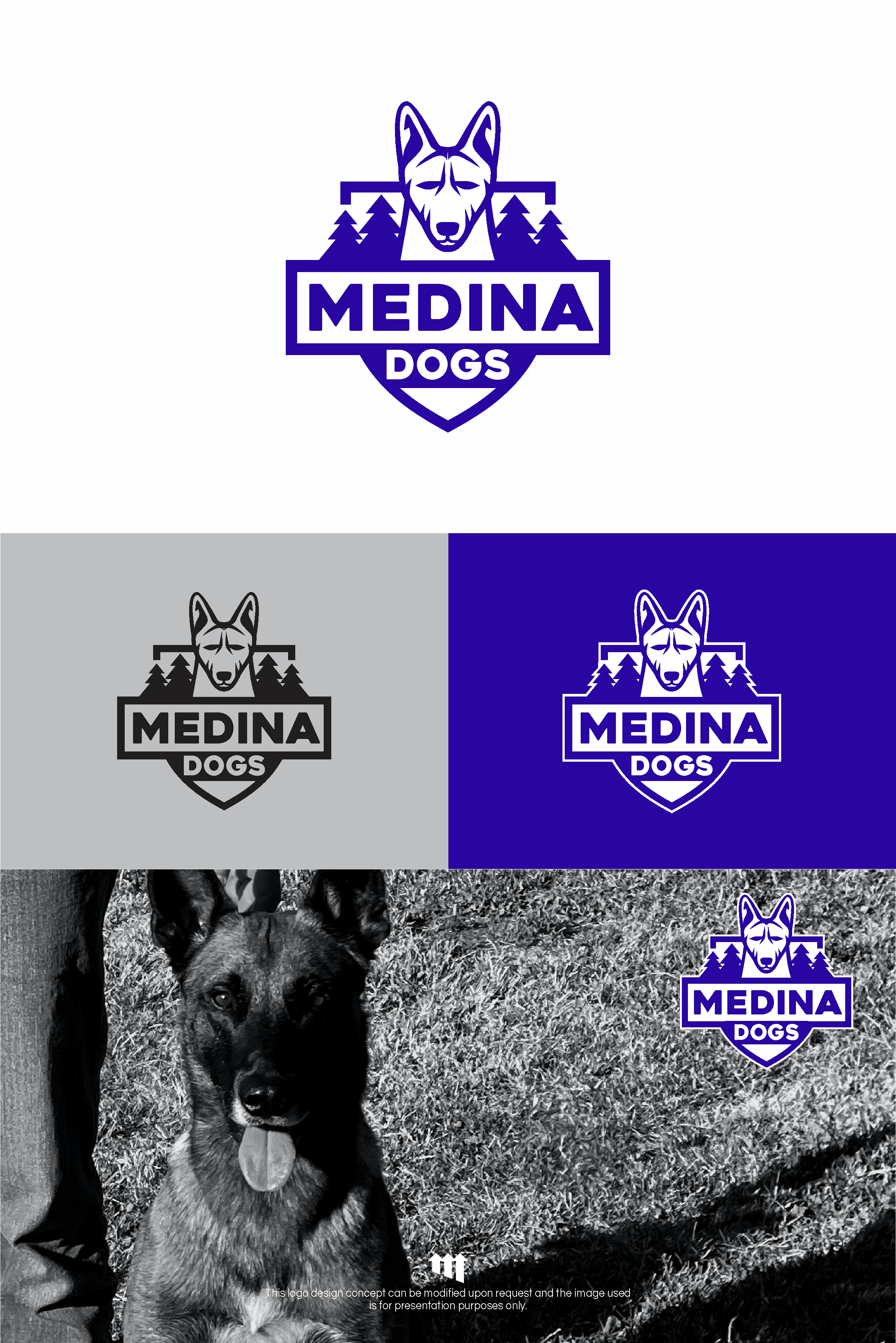 Diseño de Logo por RKingz para Medina Dogs Training LLC | Diseño #34403082