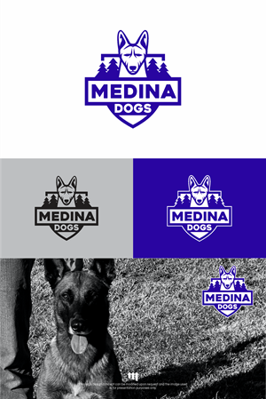 Logo Design by RKingz for Medina Dogs Training LLC | Design: #34403082