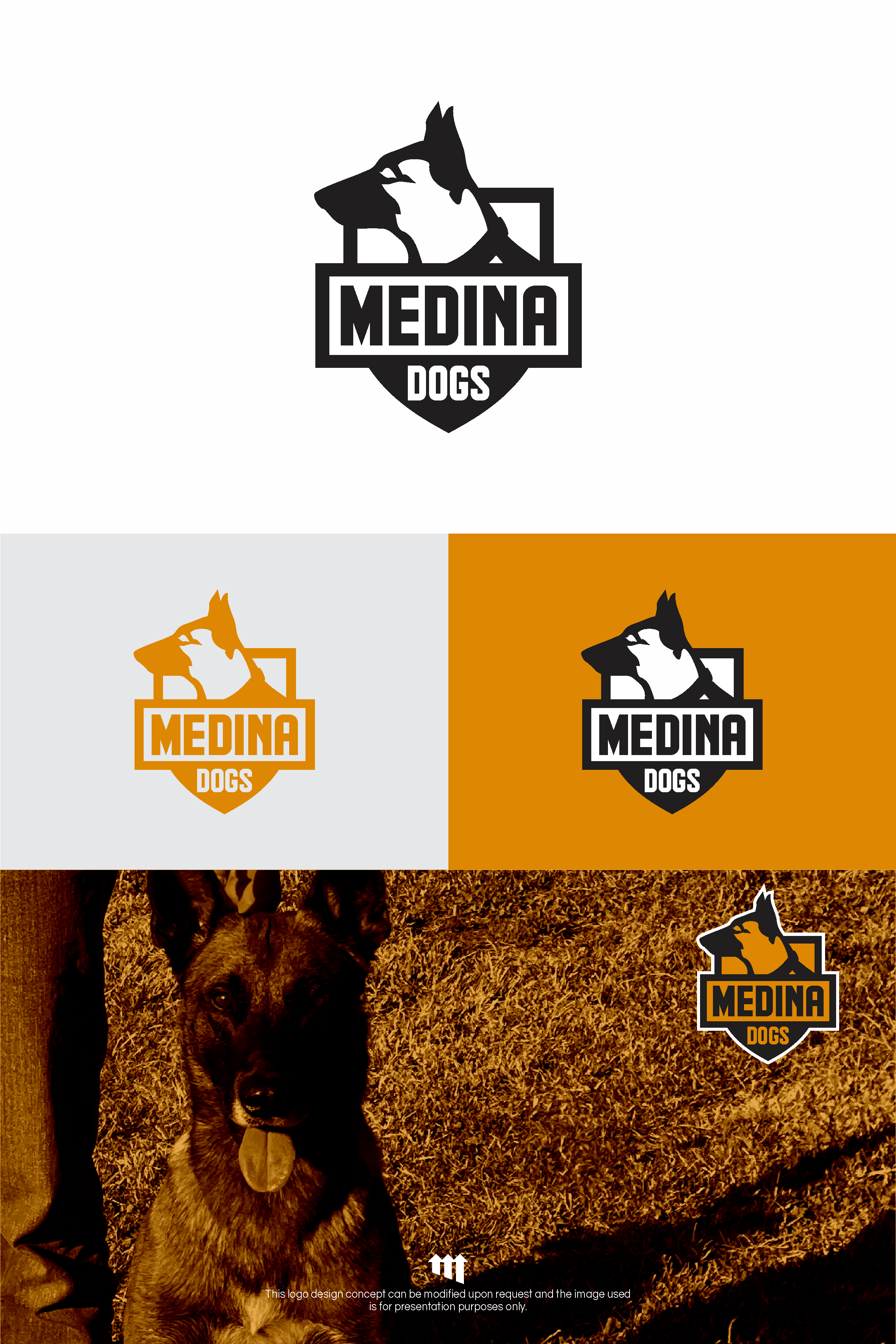Diseño de Logo por RKingz para Medina Dogs Training LLC | Diseño #34403285