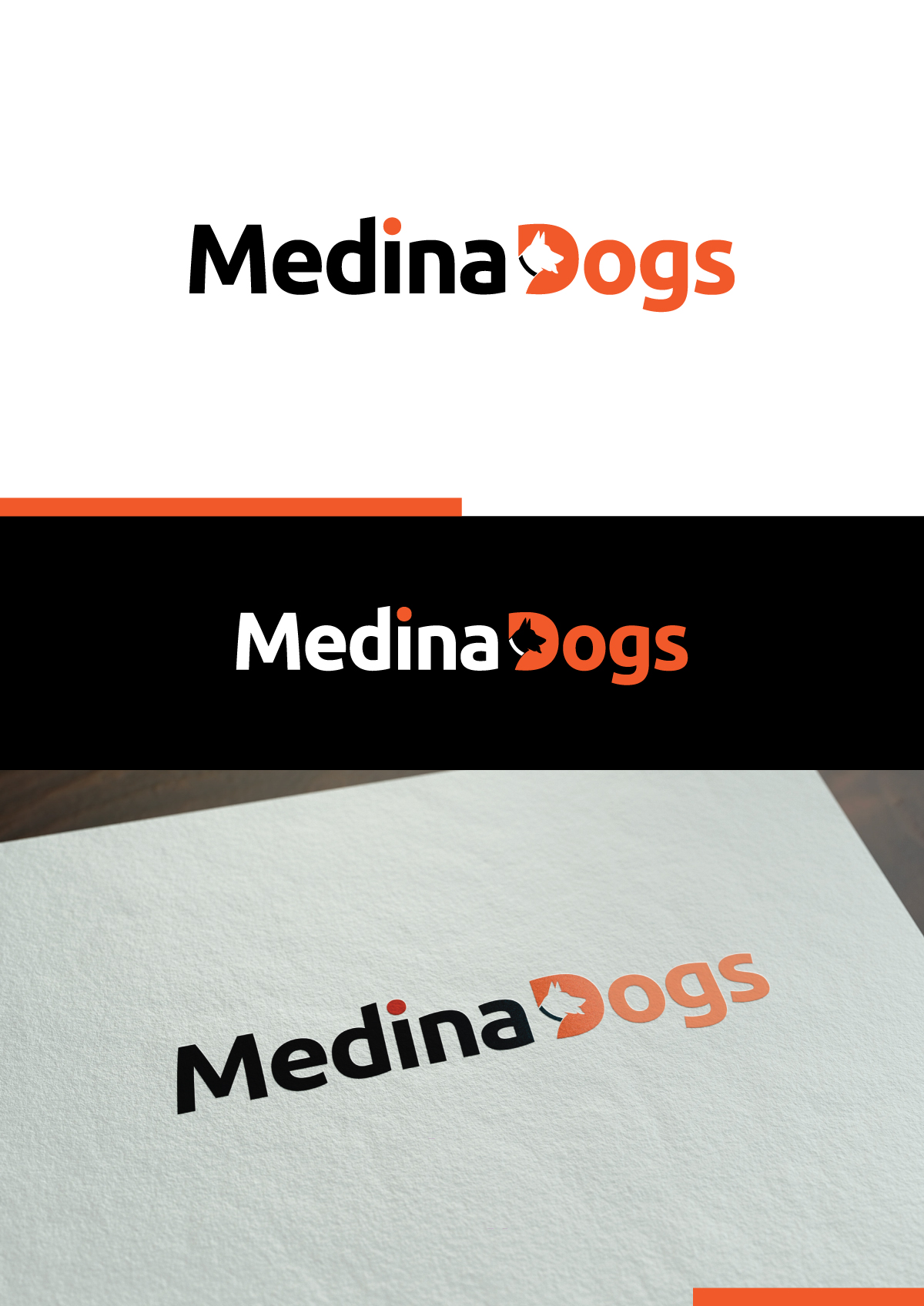 Logo Design by creativepix for Medina Dogs Training LLC | Design #34357477