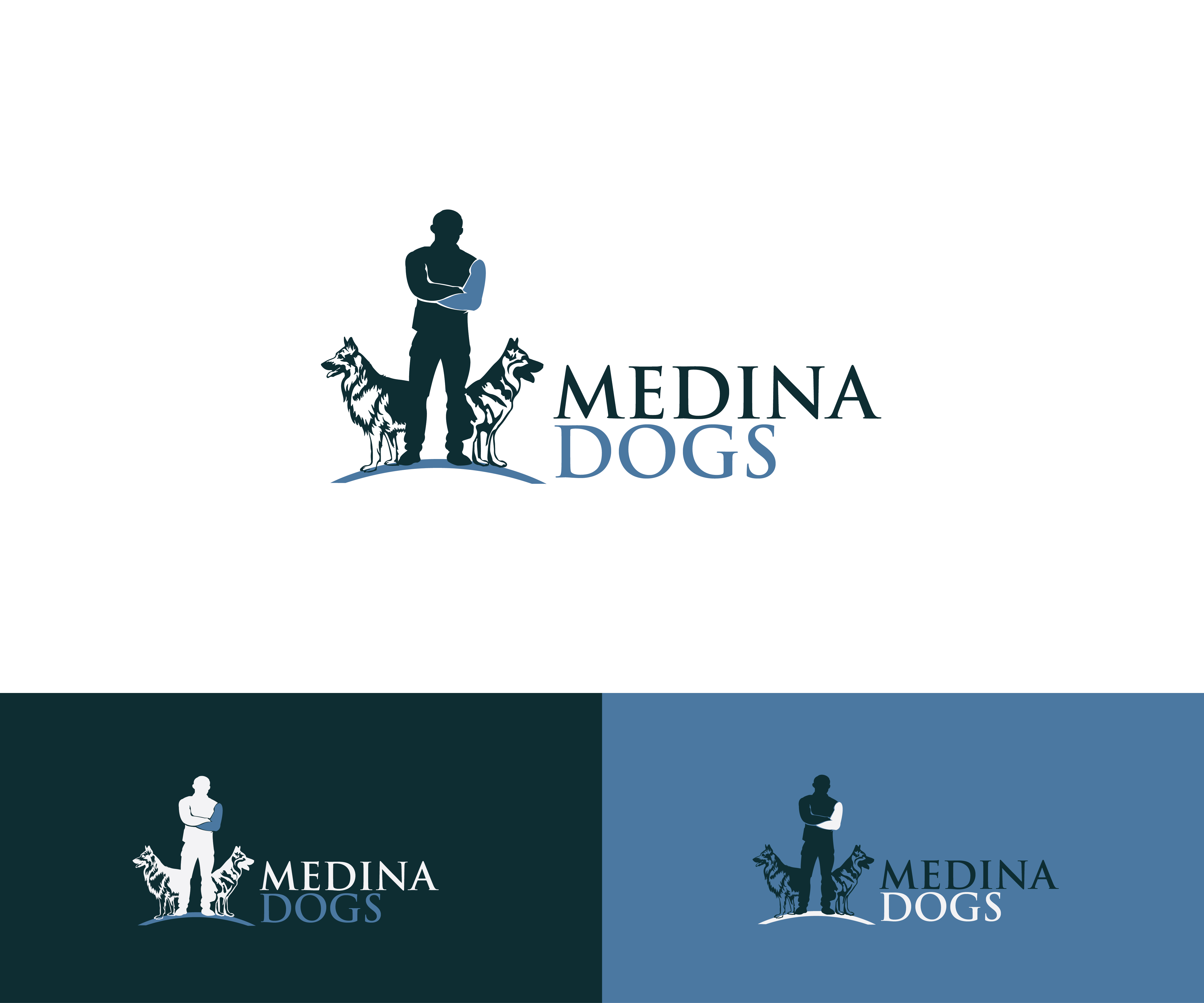 Logo Design by zeeshan01z for Medina Dogs Training LLC | Design #34364931