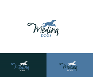 Logo Design by zeeshan01z for Medina Dogs Training LLC | Design: #34365173