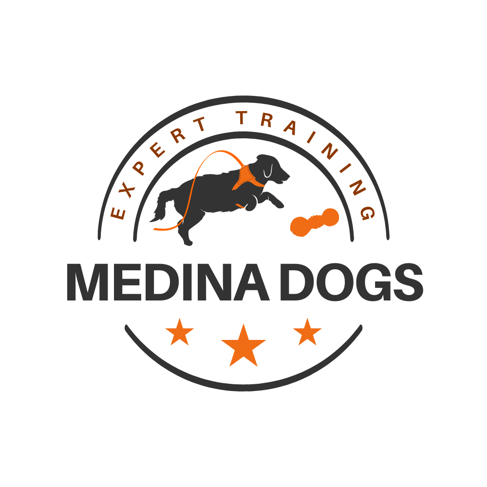 Diseño de Logo por Neos Designs para Medina Dogs Training LLC | Diseño #34357161