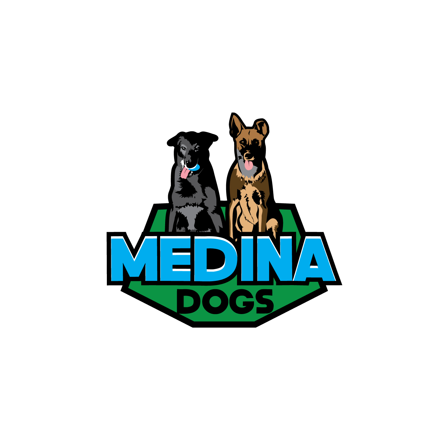 Logo Design by geni for Medina Dogs Training LLC | Design #34389100