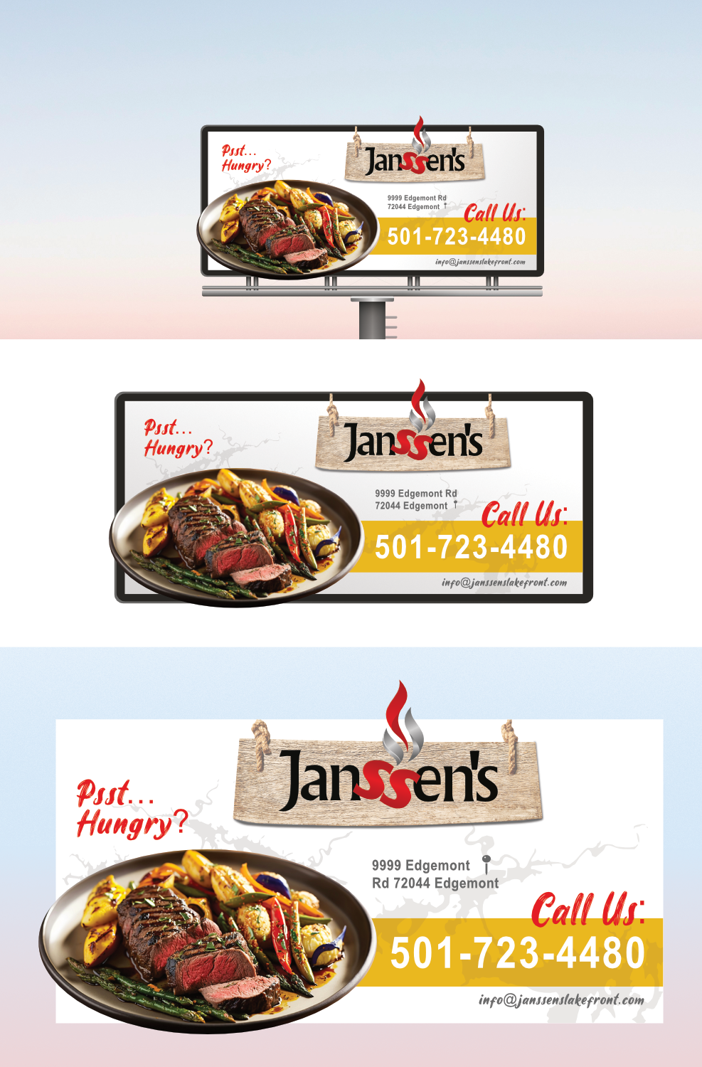 Billboard Design by Zarina Tama for janssen creative | Design #34401370