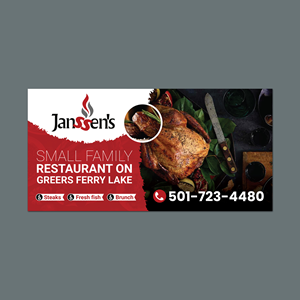 Diseño de Cartelera por GraphicMonster para janssen creative | Diseño: #34397588