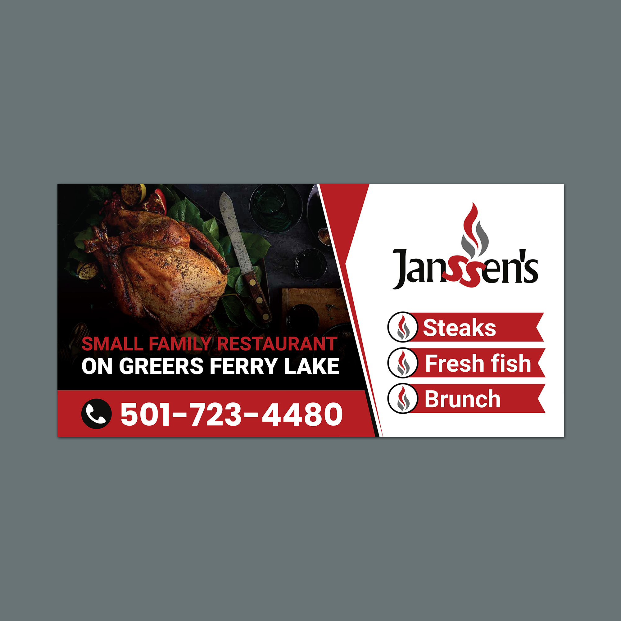 Werbetafel-Design von GraphicMonster für janssen creative | Design #34397598