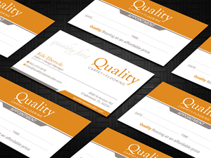Business Card Design by Imagine design000 for Quality Carpet + Flooring | Design: #34365527