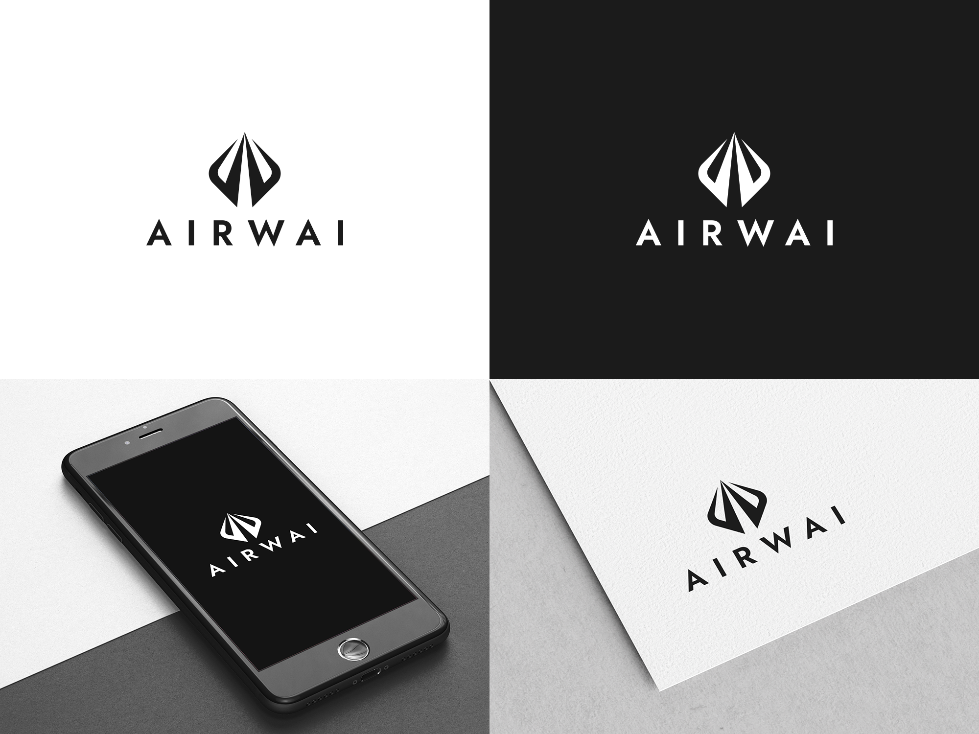 Logo Design by COLOUR CREATIVE for Airwai, Inc | Design #34390128