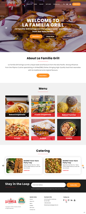 Web Design by pb for Fiesta Empanada | Design: #34385287
