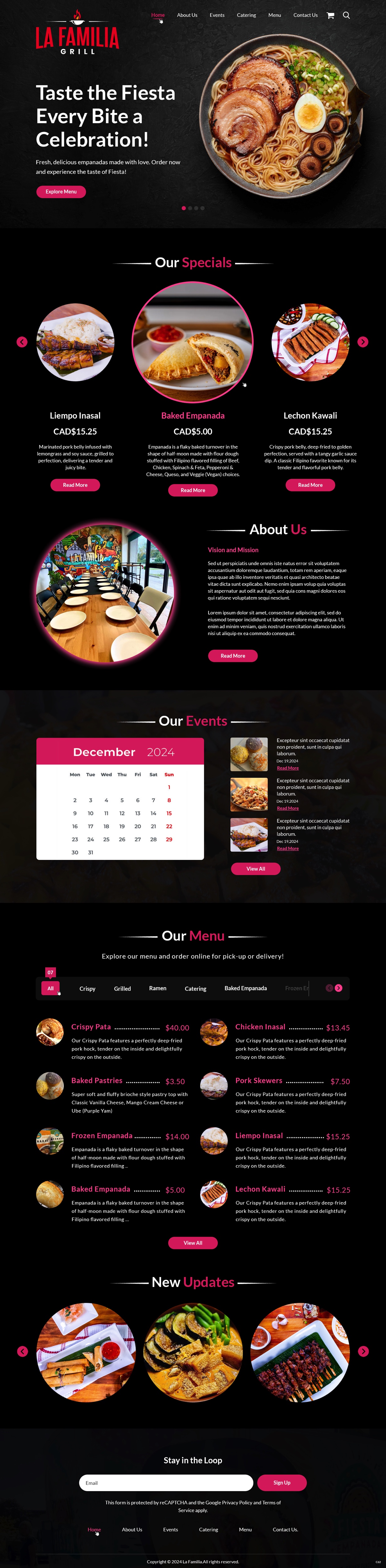 Diseño Web por pb para Fiesta Empanada | Diseño #34428829