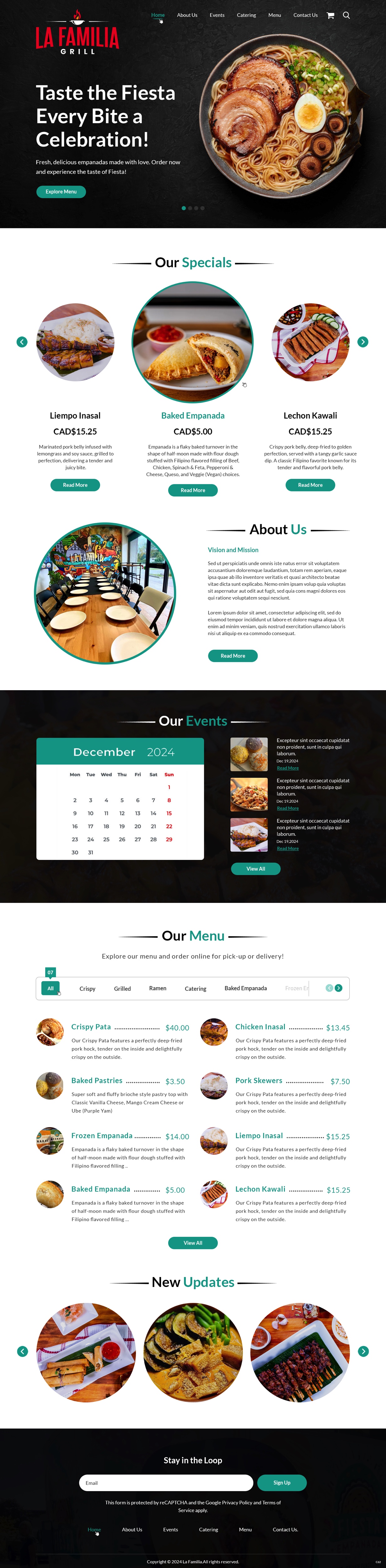 Diseño Web por pb para Fiesta Empanada | Diseño #34428830