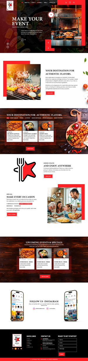 Web Design by nzdesigners for Fiesta Empanada | Design: #34392239