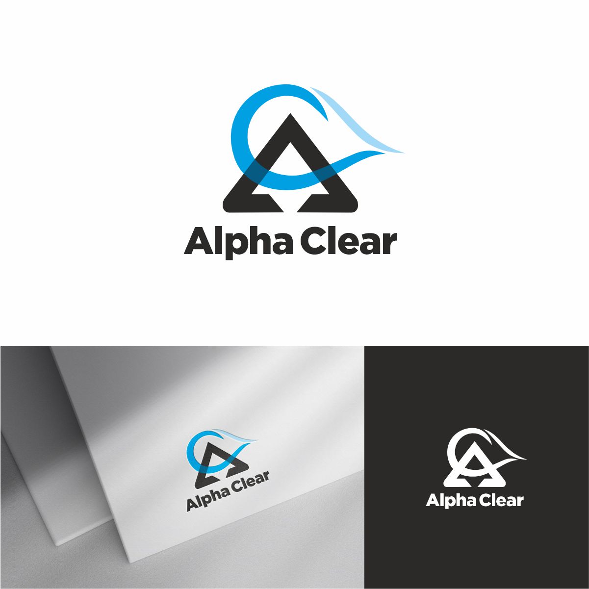 Logo Design by Fortmindz for Alpha Clear LLC | Design #34366130