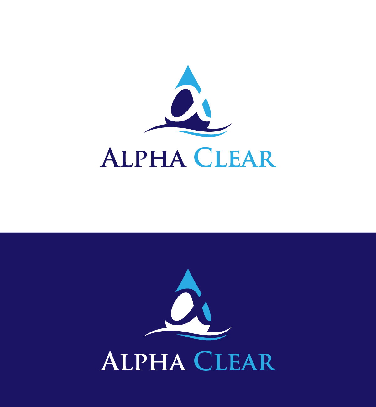Logo Design by alexdarah for Alpha Clear LLC | Design #34367294
