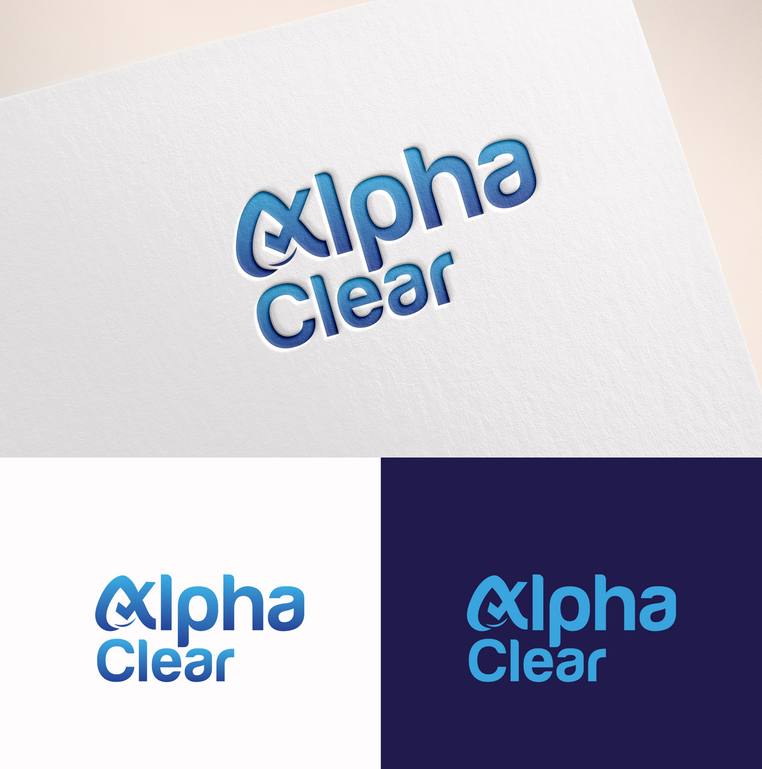 Diseño de Logo por M Art & Design para Alpha Clear LLC | Diseño #34367089