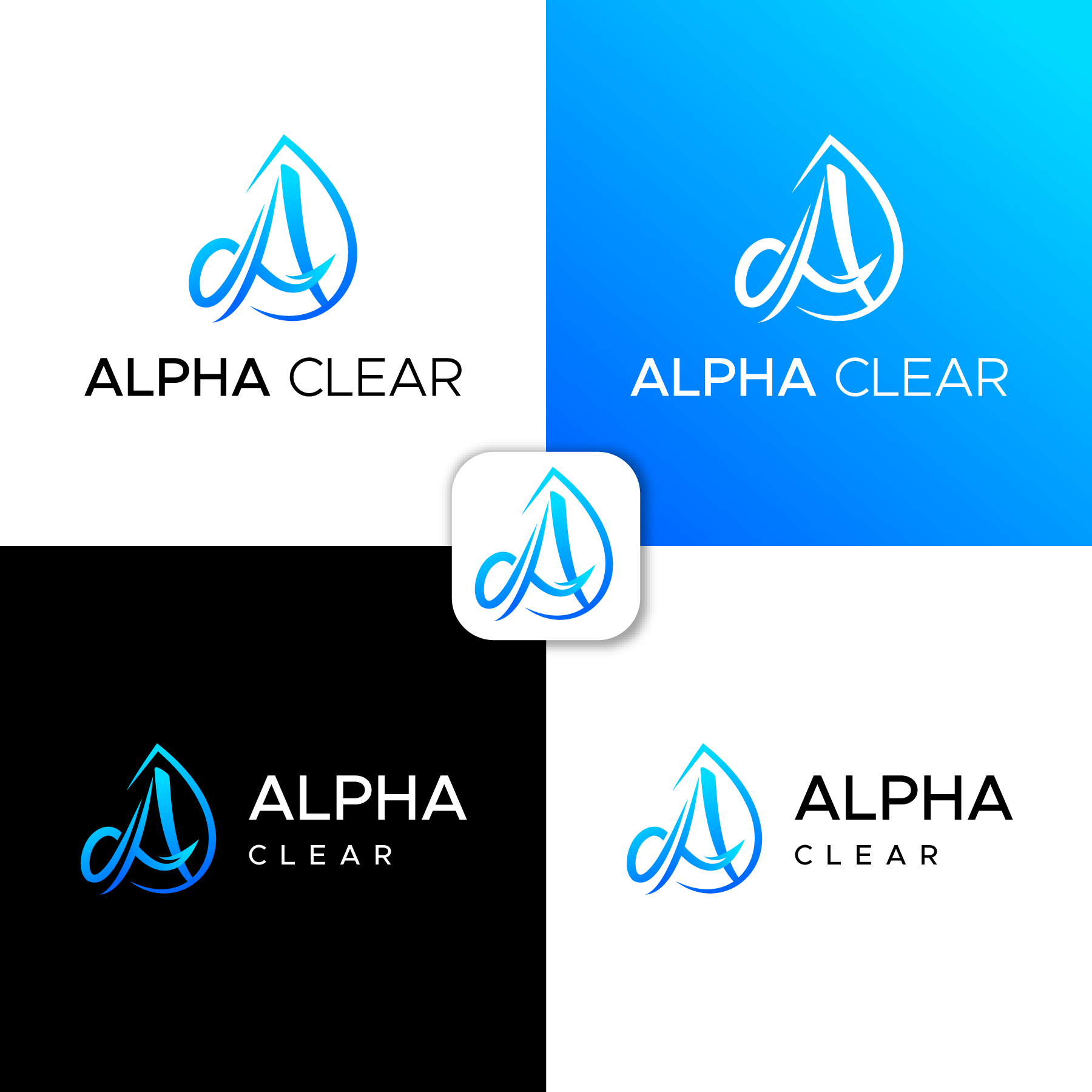 Diseño de Logo por debdesign para Alpha Clear LLC | Diseño #34366605