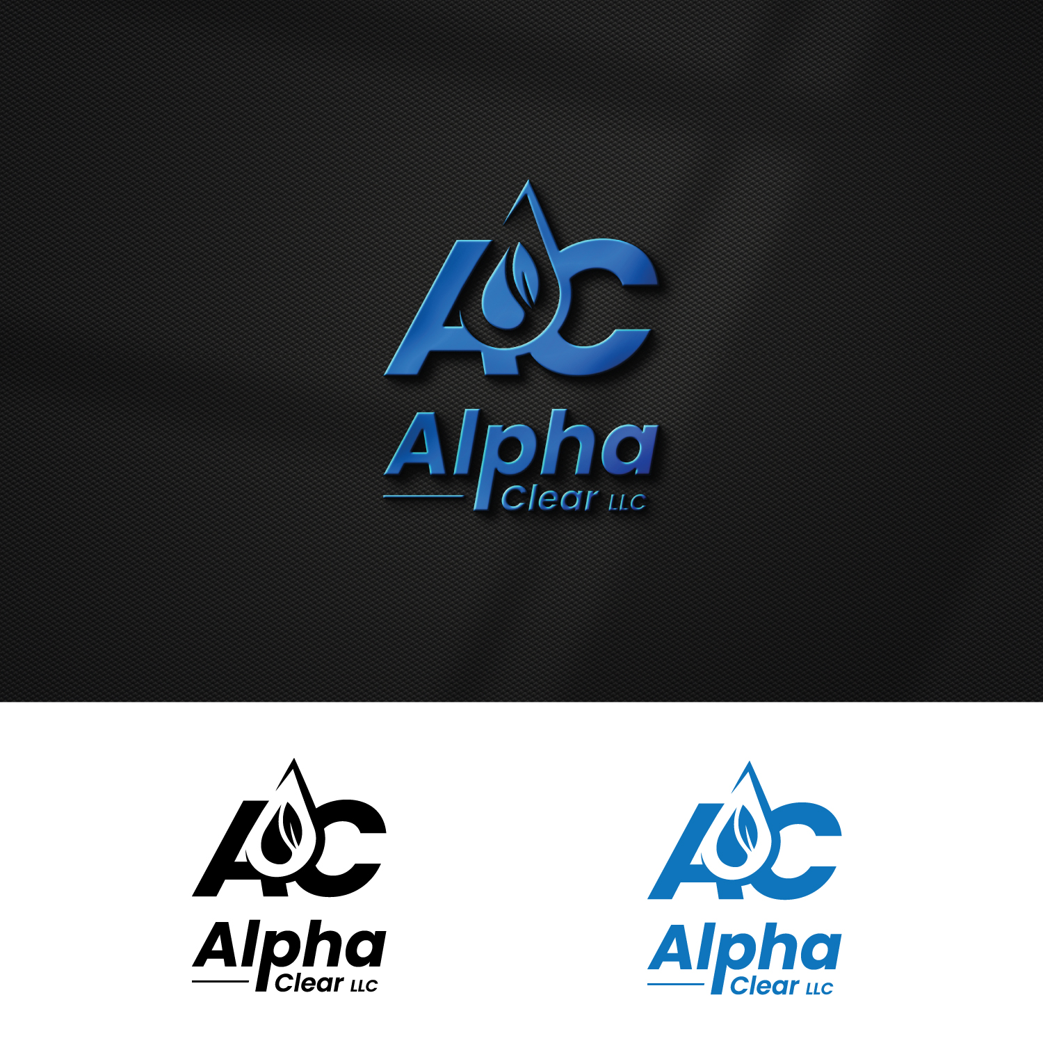 Logo Design by Impressive Designs for Alpha Clear LLC | Design #34366286