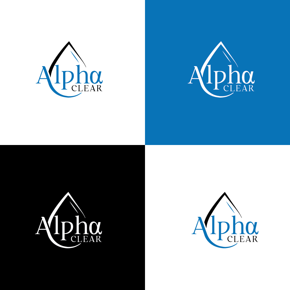 Diseño de Logo por Maxo-Biz para Alpha Clear LLC | Diseño #34366774