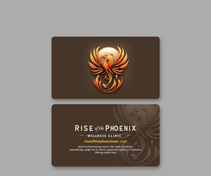 Business Card Design by Andrés Sebastián for Rise of the Phoenix Wellness Clinic PLLC | Design: #34367304