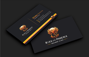 Design de Carte de Visite par DesignerShahadat pour Rise of the Phoenix Wellness Clinic PLLC | Design : #34369256
