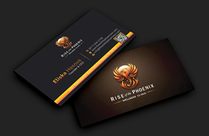 Design de Carte de Visite par DesignerShahadat pour Rise of the Phoenix Wellness Clinic PLLC | Design : #34369276