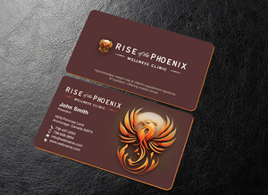 Business Card Design by chandrayaan.creative for Rise of the Phoenix Wellness Clinic PLLC | Design: #34373216