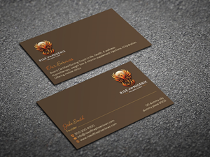 Business Card Design by Magic of Art for Rise of the Phoenix Wellness Clinic PLLC | Design: #34373333