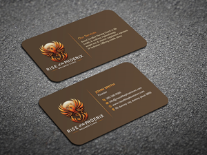 Business Card Design by Magic of Art for Rise of the Phoenix Wellness Clinic PLLC | Design: #34373334