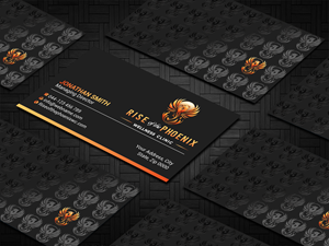Design de Carte de Visite par Imagine design000 pour Rise of the Phoenix Wellness Clinic PLLC | Design : #34373995