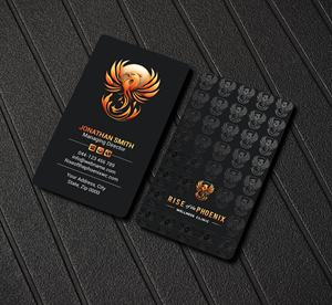 Design de Carte de Visite par Imagine design000 pour Rise of the Phoenix Wellness Clinic PLLC | Design : #34374115