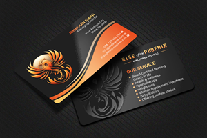 Design de Carte de Visite par Imagine design000 pour Rise of the Phoenix Wellness Clinic PLLC | Design : #34374185