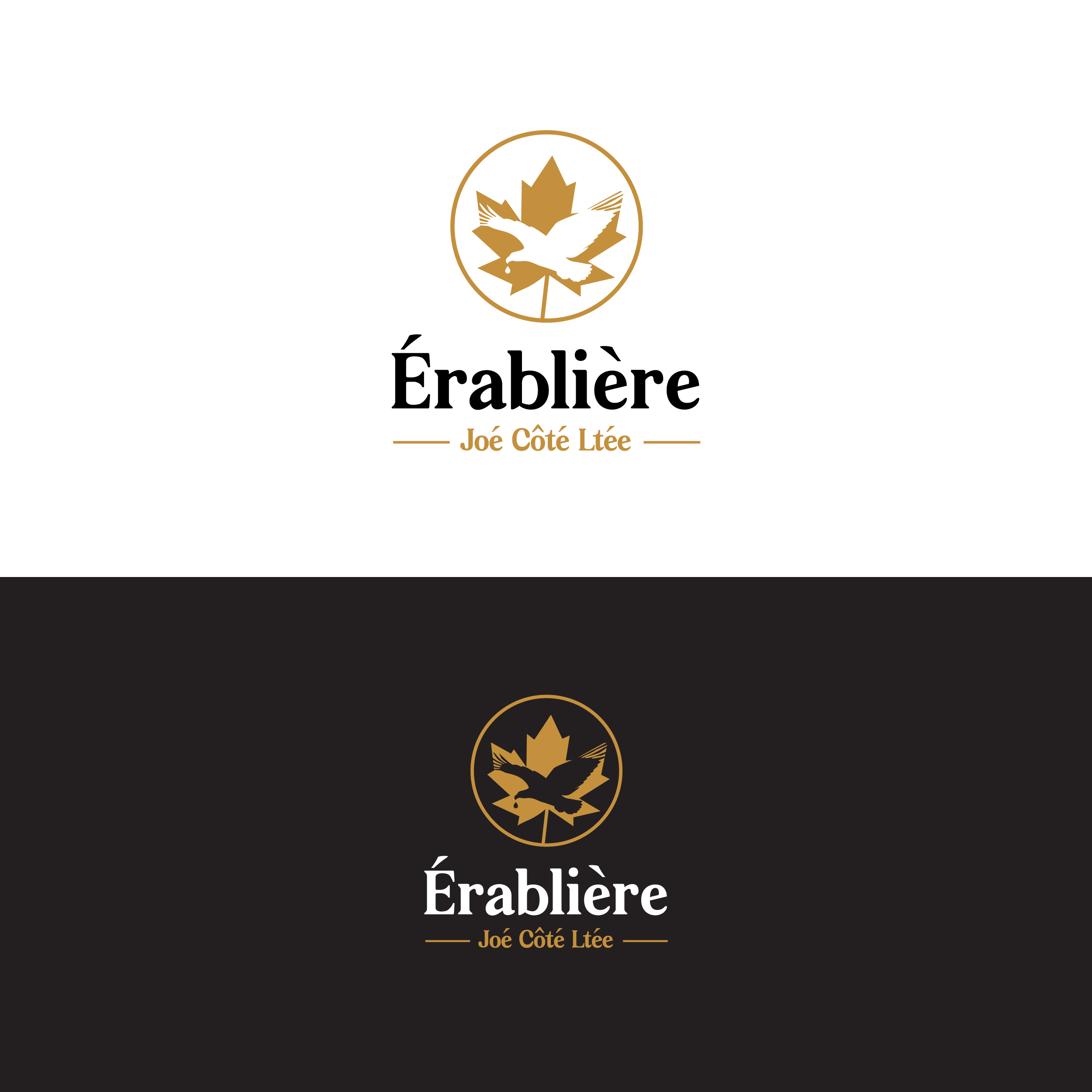 Diseño de Logo por Krold IT Solutions para Érablière Joé Côté Ltée | Diseño #34383535