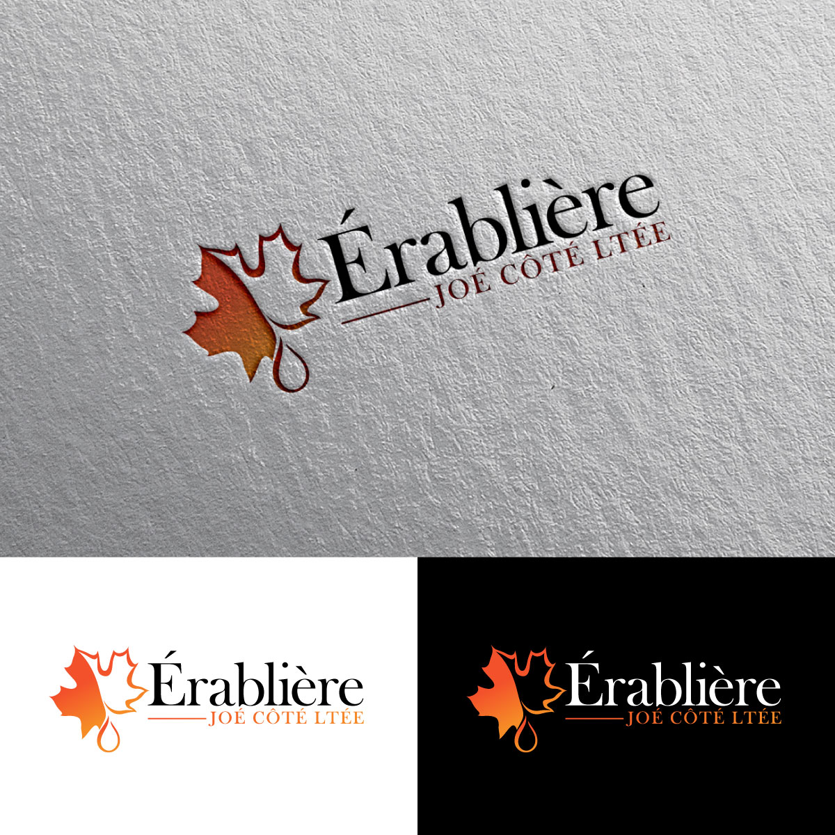 Diseño de Logo por Alex Henry para Érablière Joé Côté Ltée | Diseño #34381336