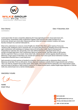 Stationery Design by GreinZor for Wilkz Group | Design: #34371842