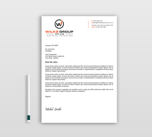 Stationery Design by Expert Bappy for Wilkz Group | Design: #34372864