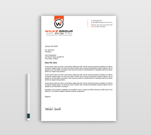 Stationery Design by Expert Bappy for Wilkz Group | Design: #34373095