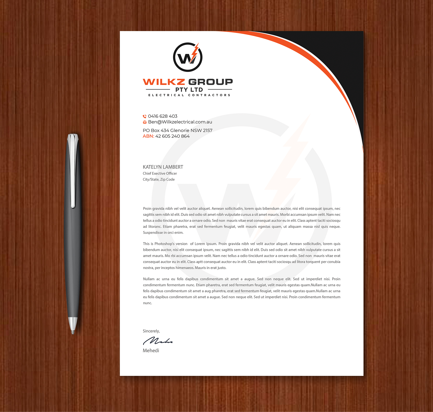 Stationery Design by Expert Bappy for Wilkz Group | Design #34373220