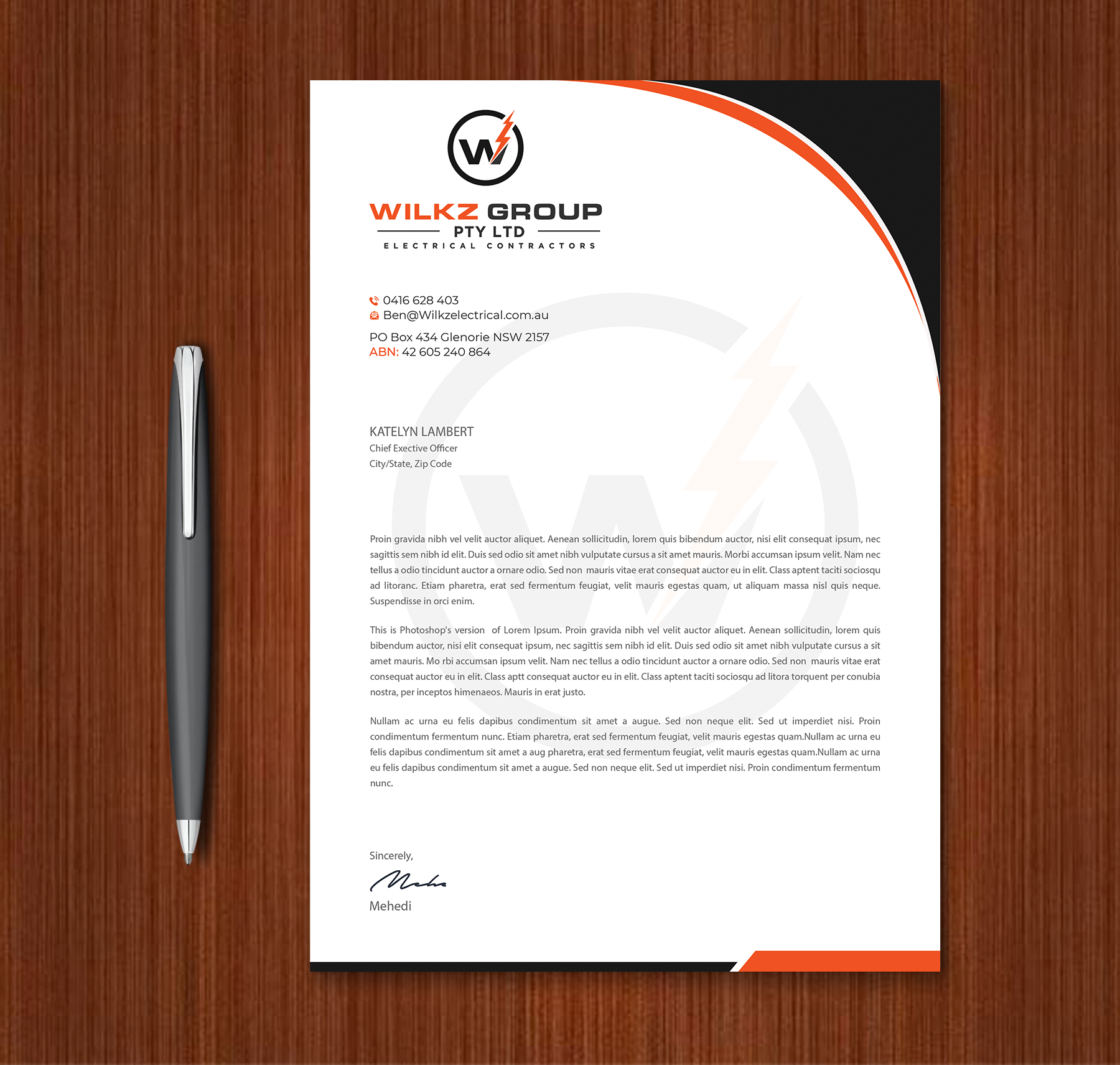 Stationery Design by Expert Bappy for Wilkz Group | Design #34373221