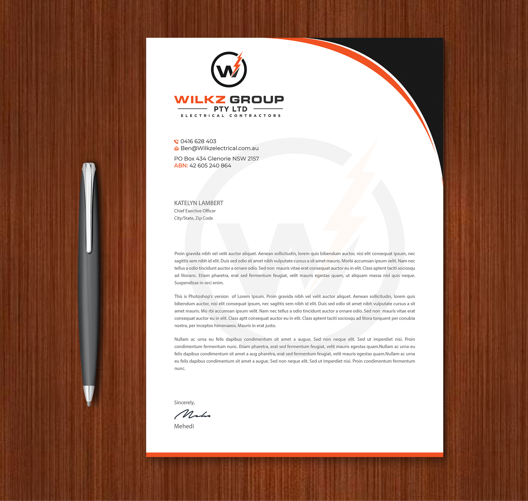 Stationery Design by Expert Bappy for Wilkz Group | Design #34373233
