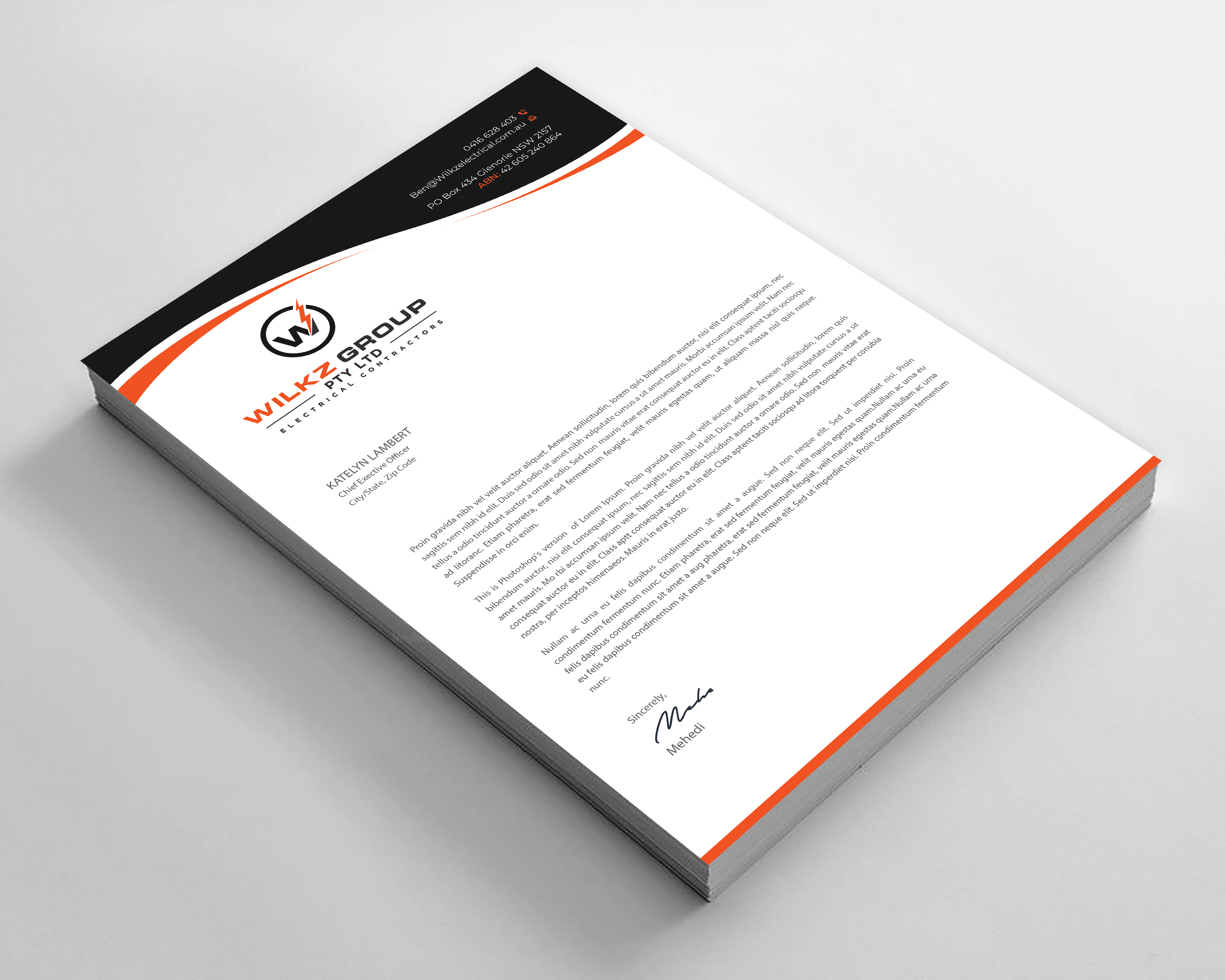 Stationery Design by Expert Bappy for Wilkz Group | Design #34373302