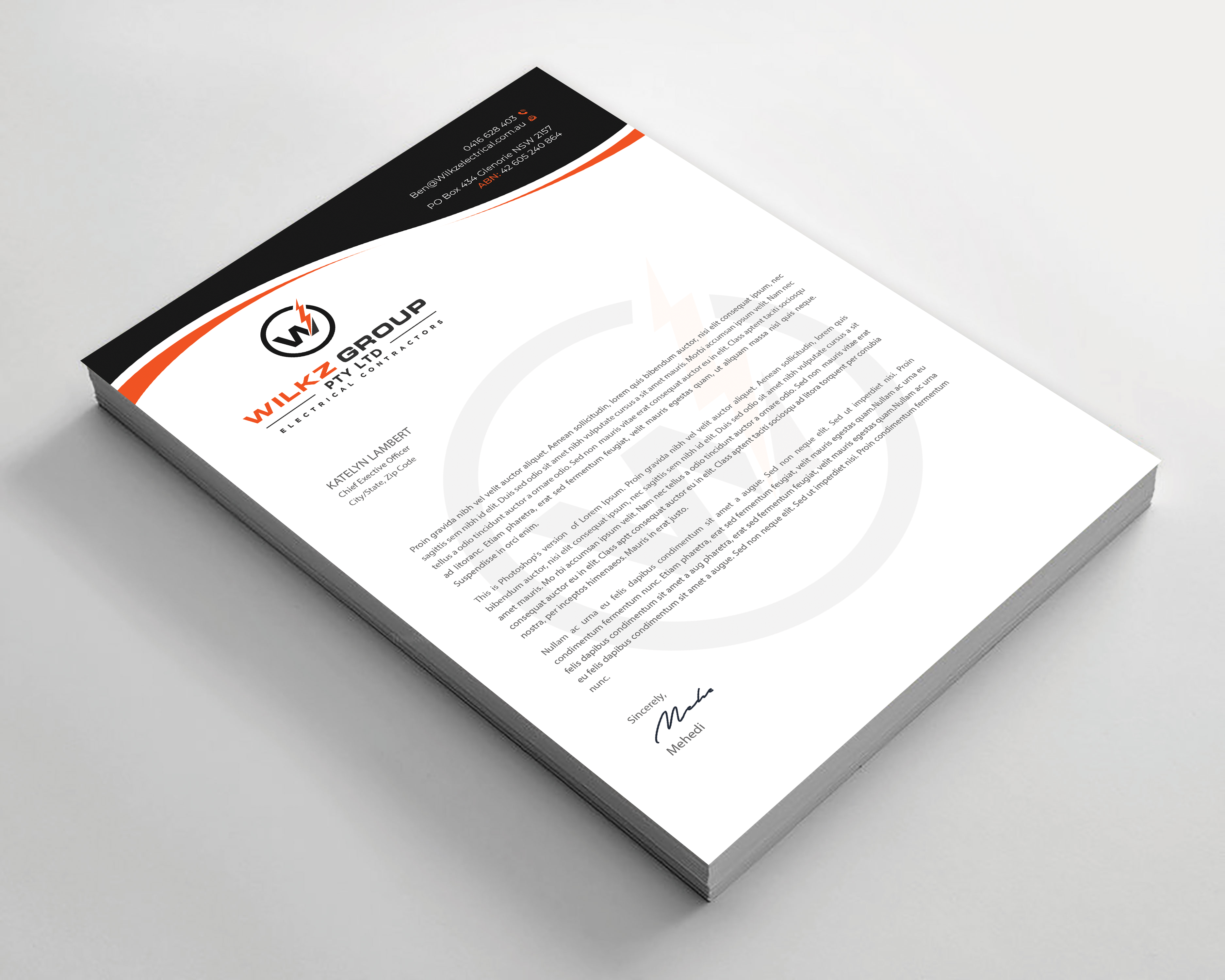 Stationery Design by Expert Bappy for Wilkz Group | Design #34373324